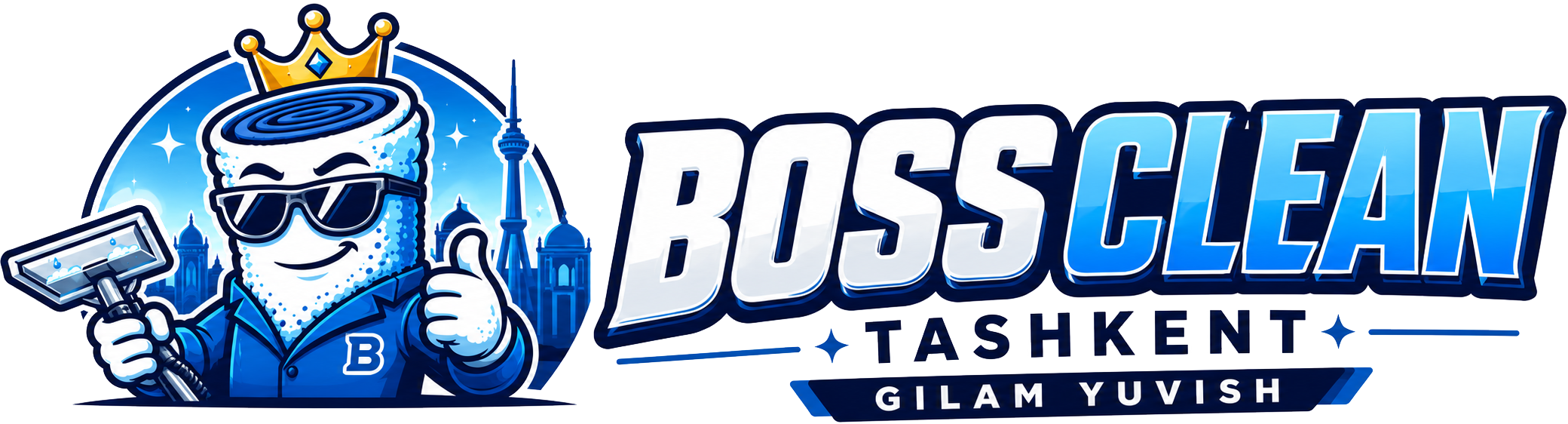 Логотип Boss Clean Ташкент